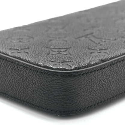 Louis Vuitton Empreinte Pochette Felicie Chain Wallet Black 14 of 16