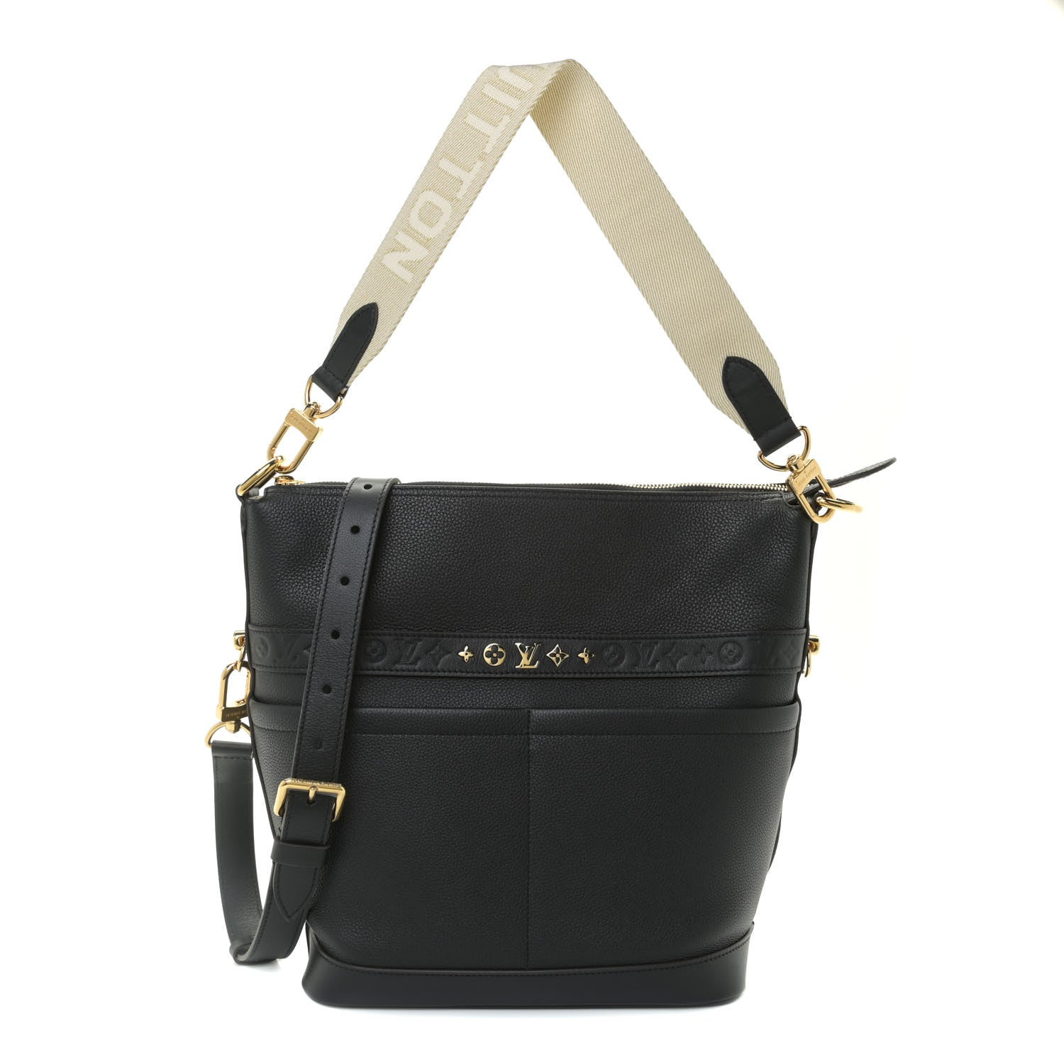 Louis Vuitton Calfskin Cruiser GM Black 1 of 11