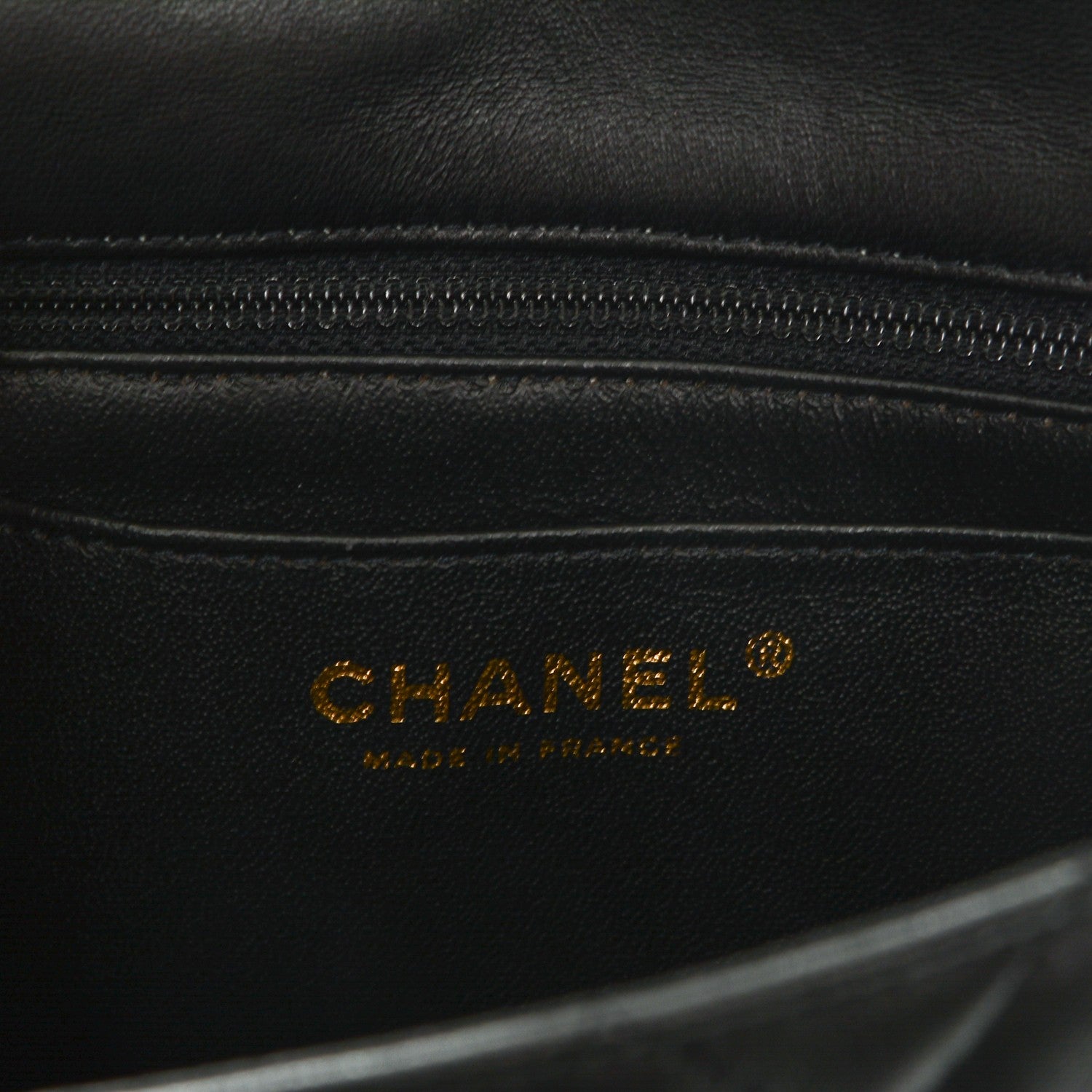 Chanel Lambskin Quilted Mini Rectangular Flap Black 6 of 7