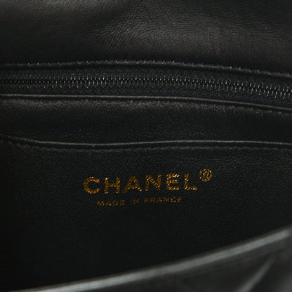 Chanel Lambskin Quilted Mini Rectangular Flap Black 6 of 7