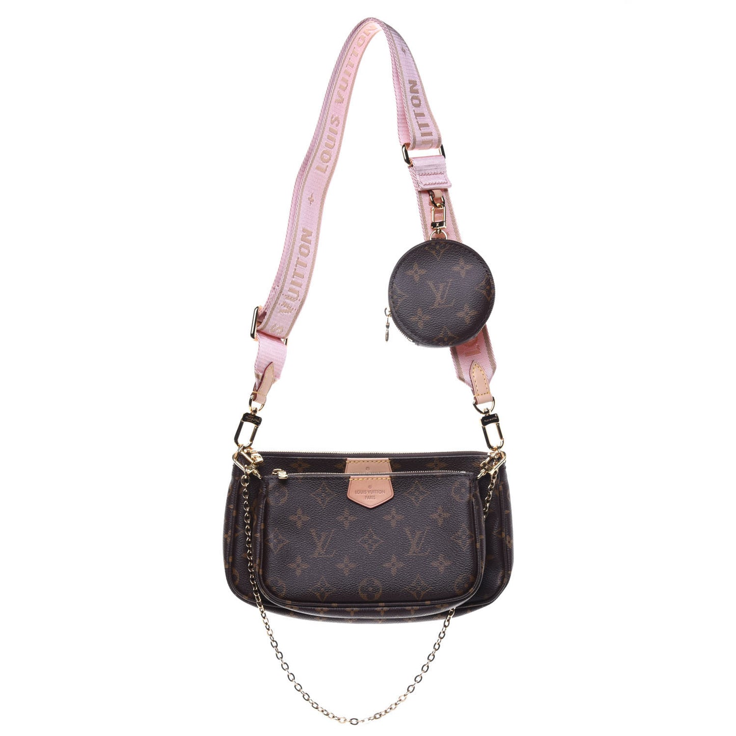 Monogram Multi Pochette Accessories Rose Clair