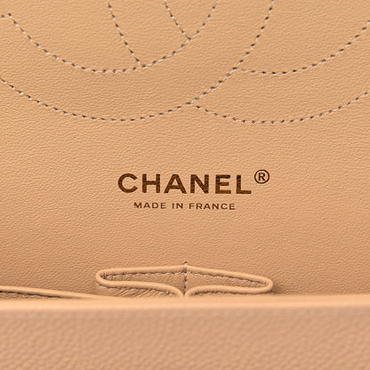 Chanel Caviar Quilted Jumbo Double Flap Beige Clair 6 of 14