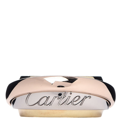 Cartier 18K Pink Yellow White Trinity Must Essence Ring 51 5.75 1 of 4