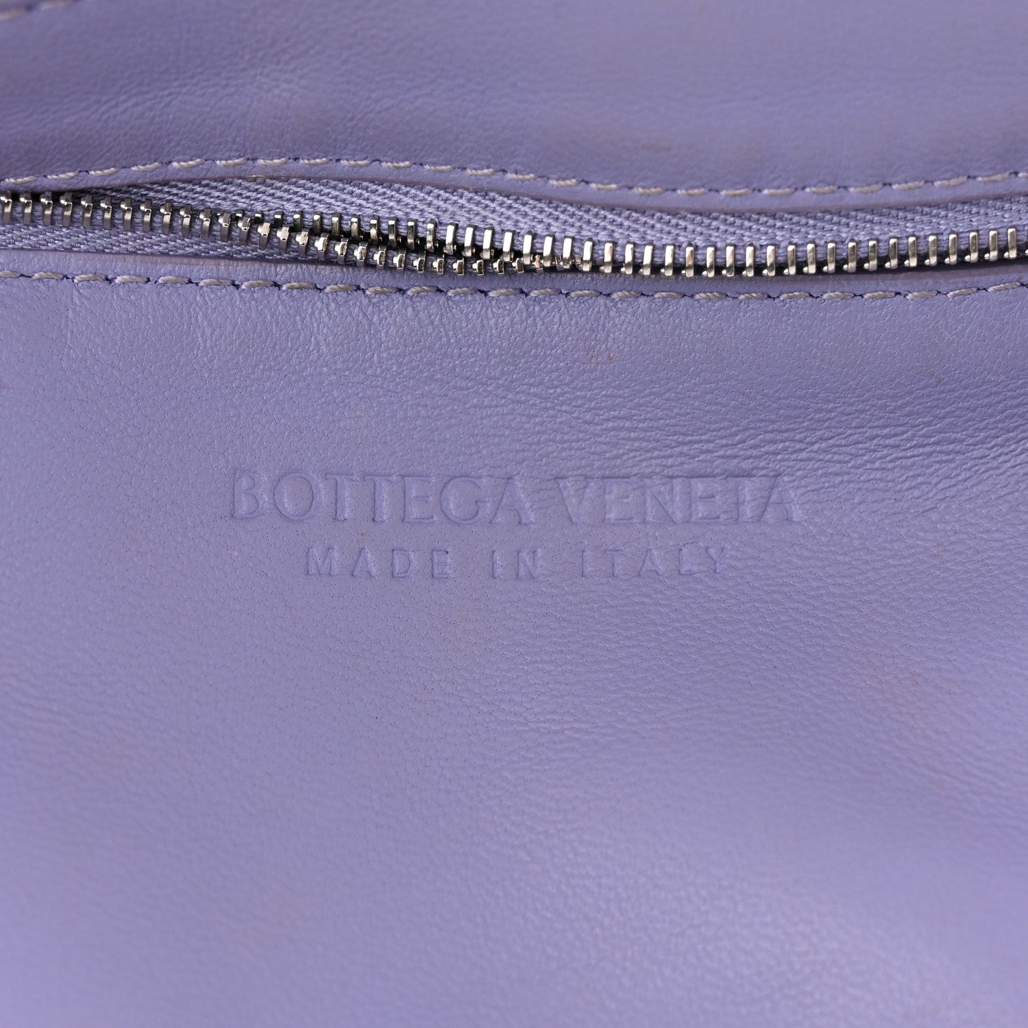 Bottega Veneta Lambskin Maxi Intreccio Padded Chain Cassette Crossbody Bag Lavender 6 of 10