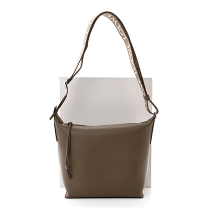 Loewe Supple Smooth Calfskin Jacquard Small Cubi Crossbody Bag Winter Brown 11 of 11