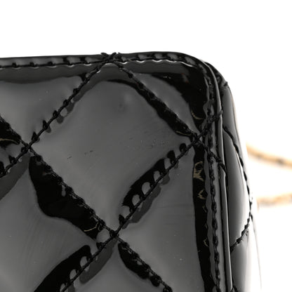 Chanel Patent Quilted Small Flap Black 11 of 12