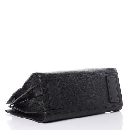 Saint Laurent Grained Calfskin Small Supple Sac De Jour Black 4 of 11