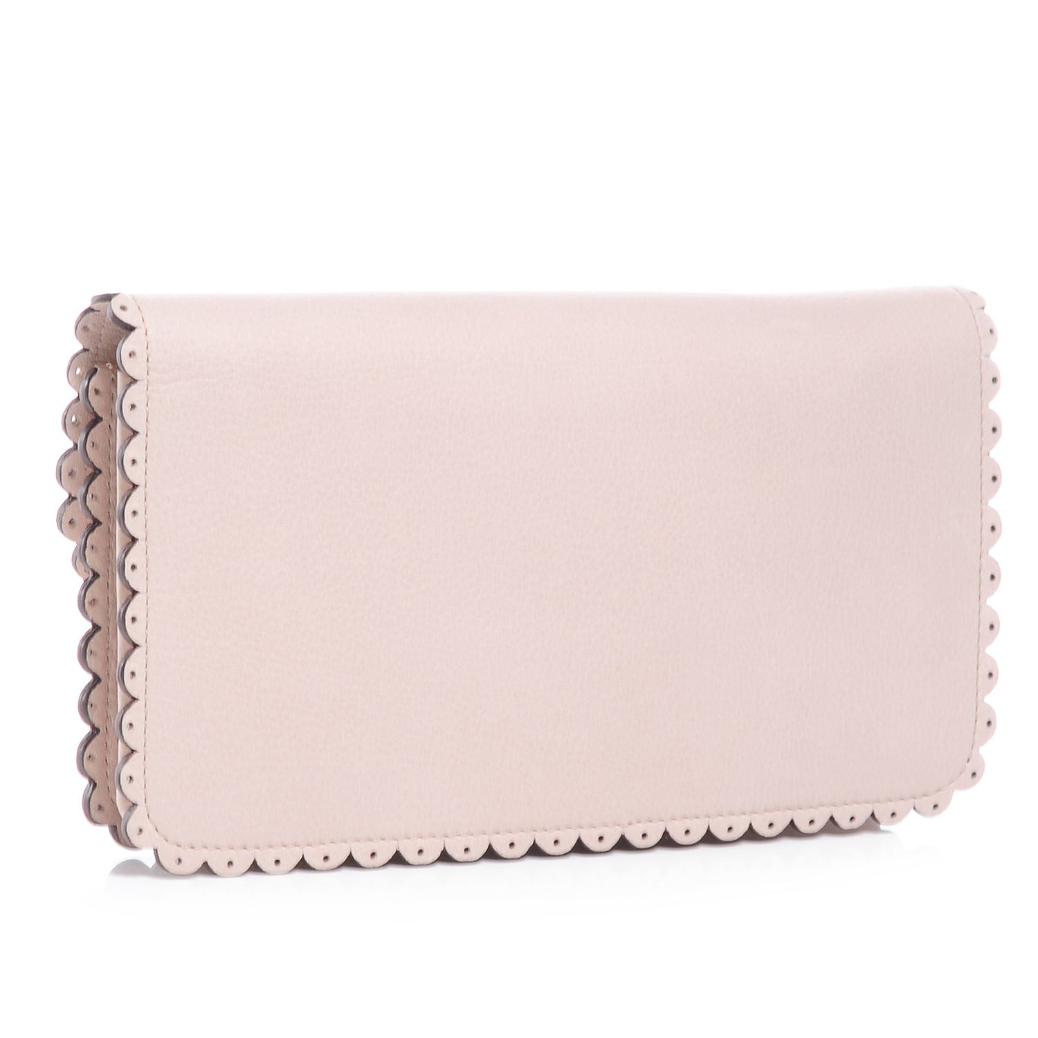 Mulberry Soft Matte Pebbled Cookie Long Wallet Beige 3 of 8