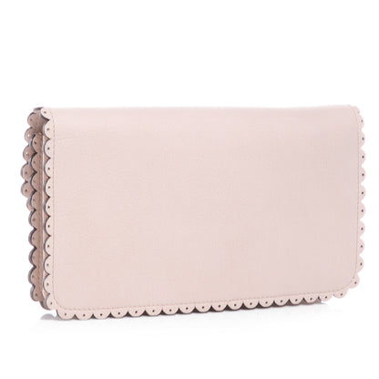 Mulberry Soft Matte Pebbled Cookie Long Wallet Beige 3 of 8