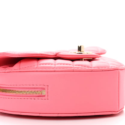 Chanel Lambskin Quilted CC In Love Heart Bag Pink 9 of 10