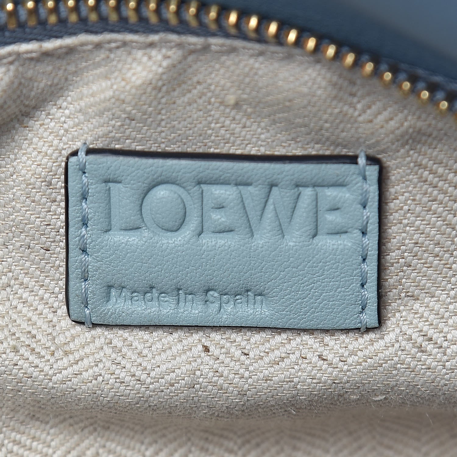 Loewe Calfskin Small Puzzle Bag Aqua Light Blue Stone Blue 5 of 11
