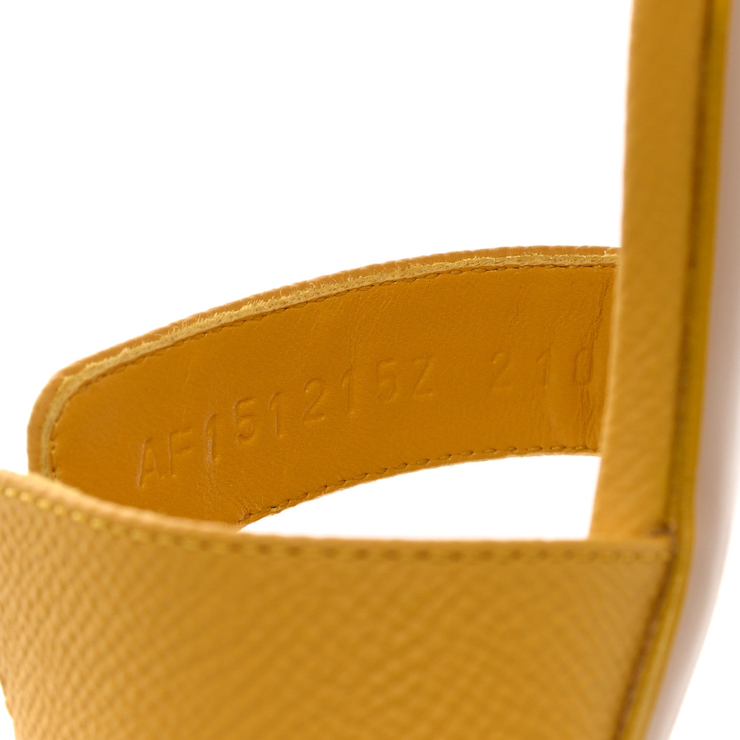 Hermes Epsom Oasis Sandals 36.5 Jaune Sable 8 of 9