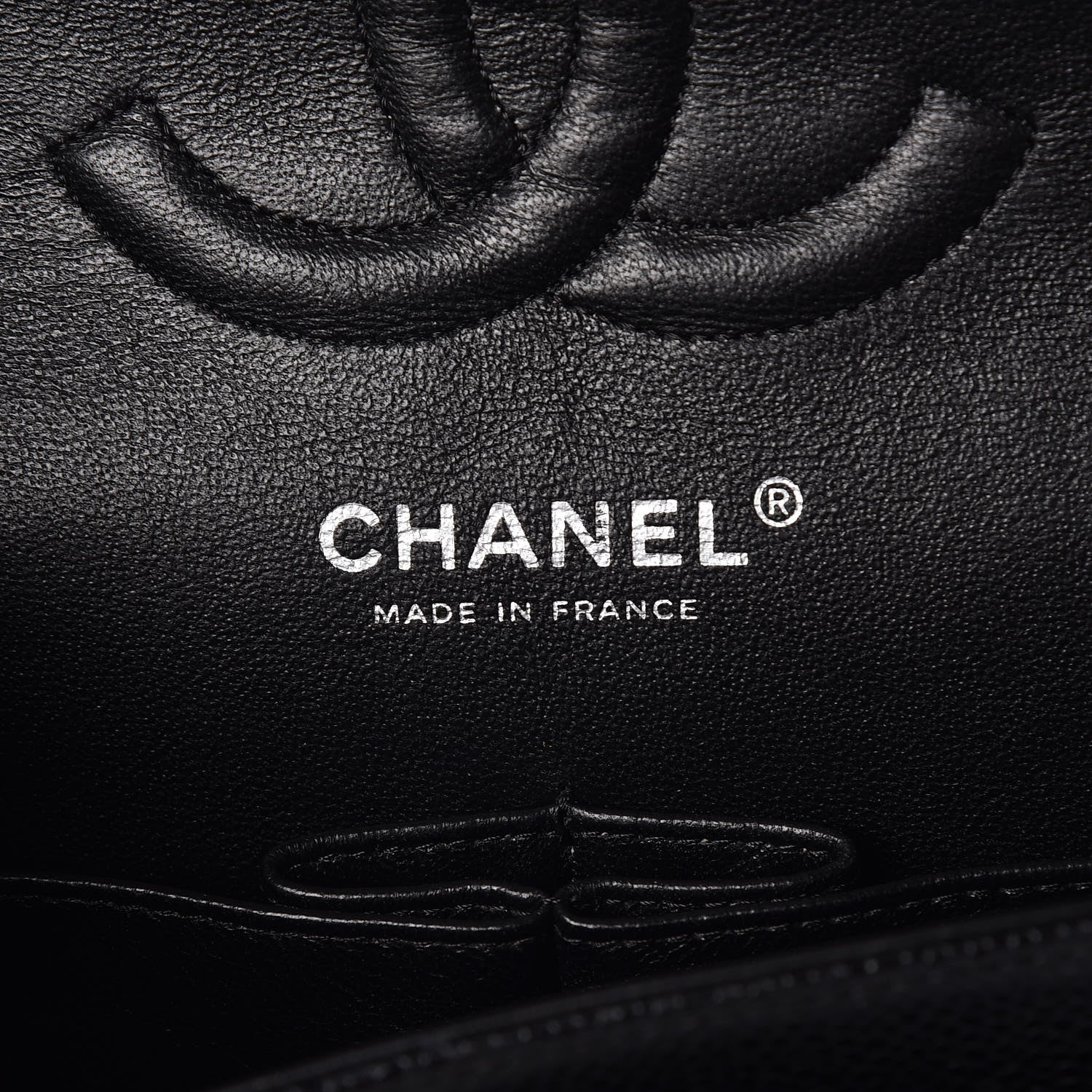 Chanel Caviar Quilted Medium Double Flap Black 6 of 9