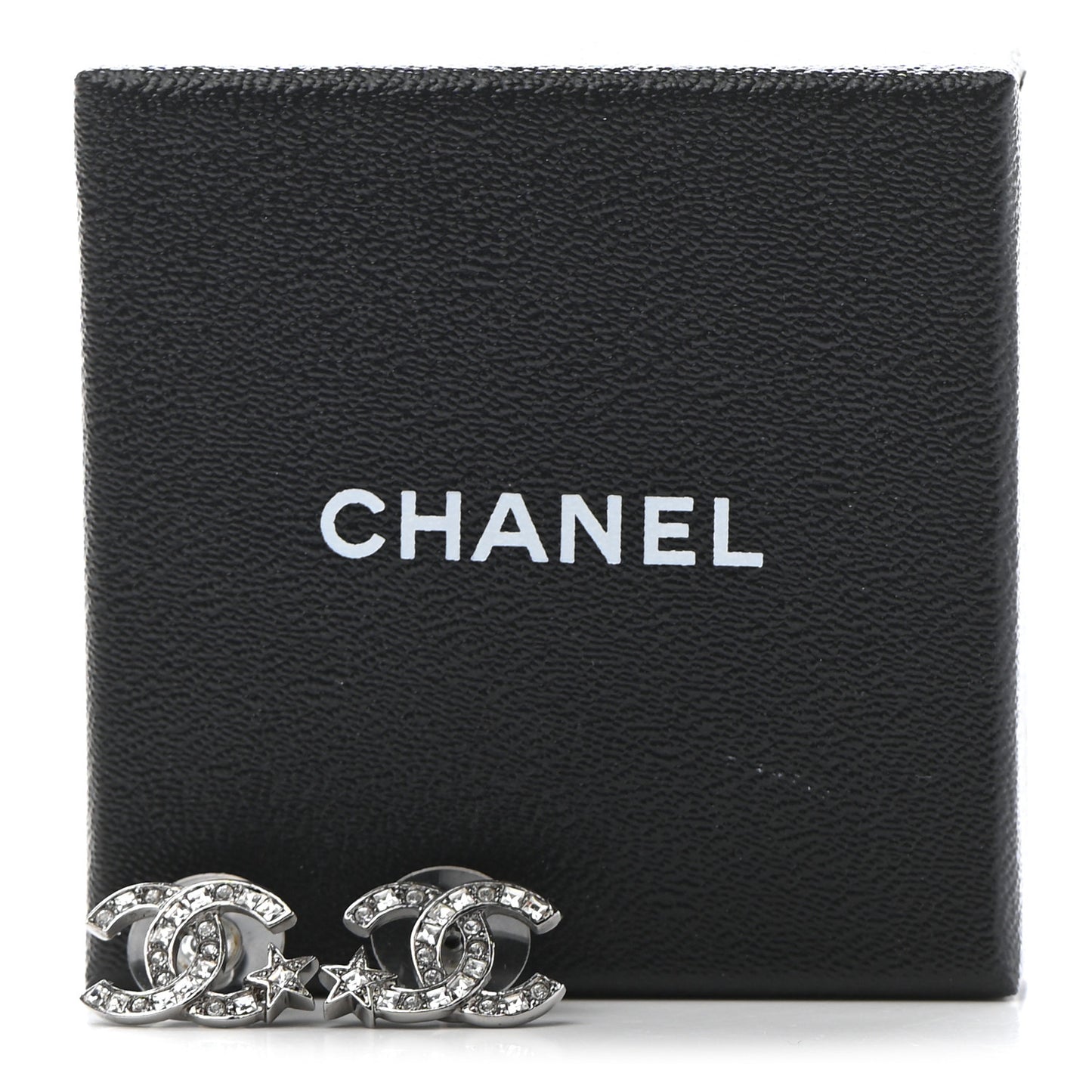 Crystal CC Starfall Earrings Silver