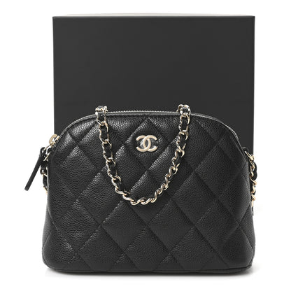 Chanel Caviar Quilted Classic Clutch With Chain Black 11 of 11