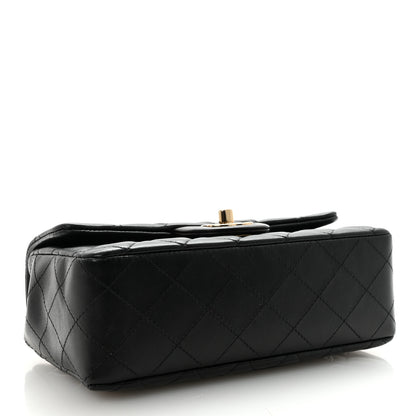 Chanel Lambskin Quilted Mini Rectangular Flap Black 4 of 11