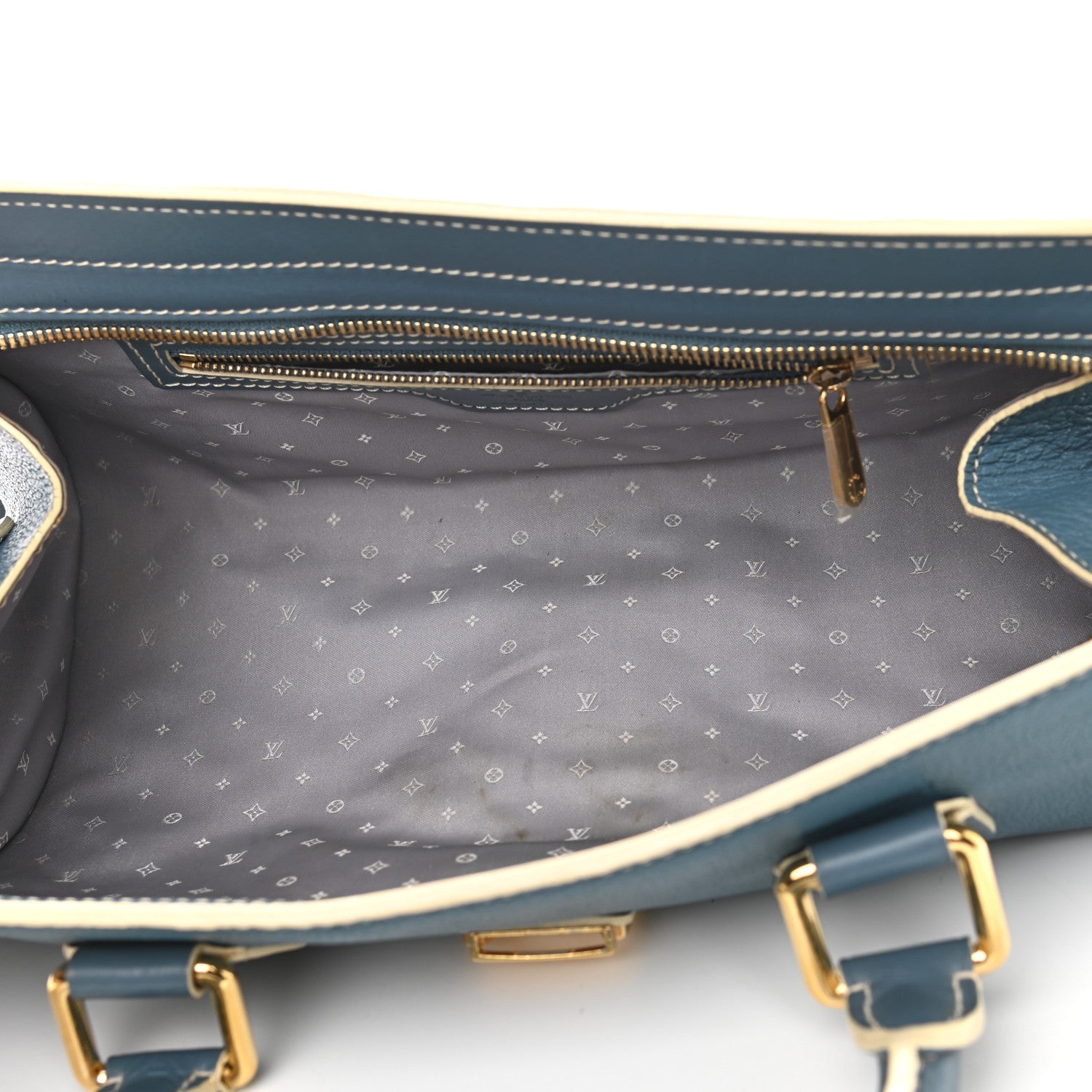 Louis Vuitton Suhali L Epanoui PM Blue 5 of 14