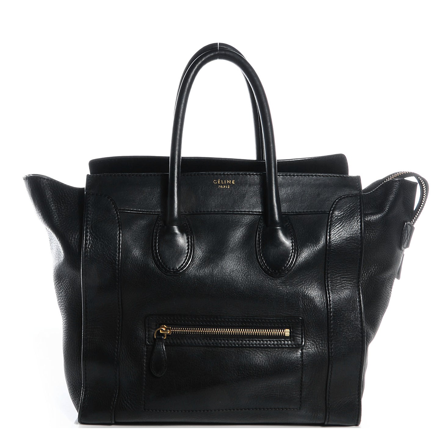 Smooth Calfskin Mini Luggage Black