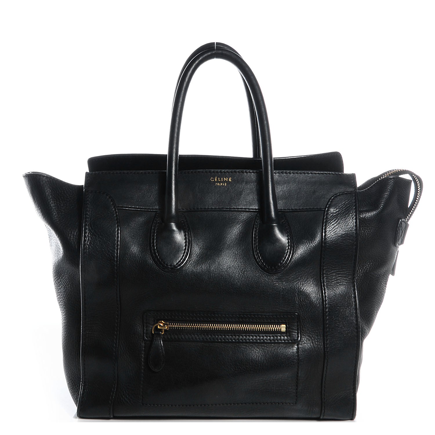 Celine Smooth Calfskin Mini Luggage Black 1 of 9