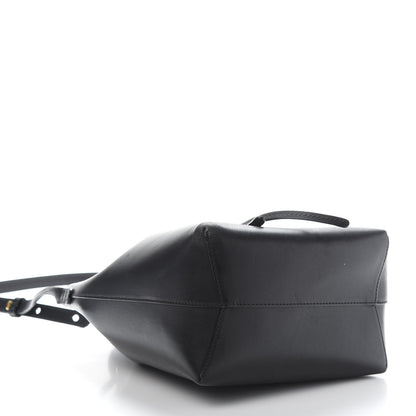 Mansur Gavriel Vegetable Tanned Calfskin Mini Bucket Bag Black Flamma 4 of 11