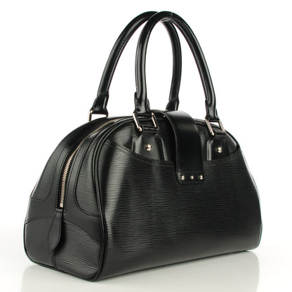 Louis Vuitton Epi Bowling Montaigne GM Black 3 of 7