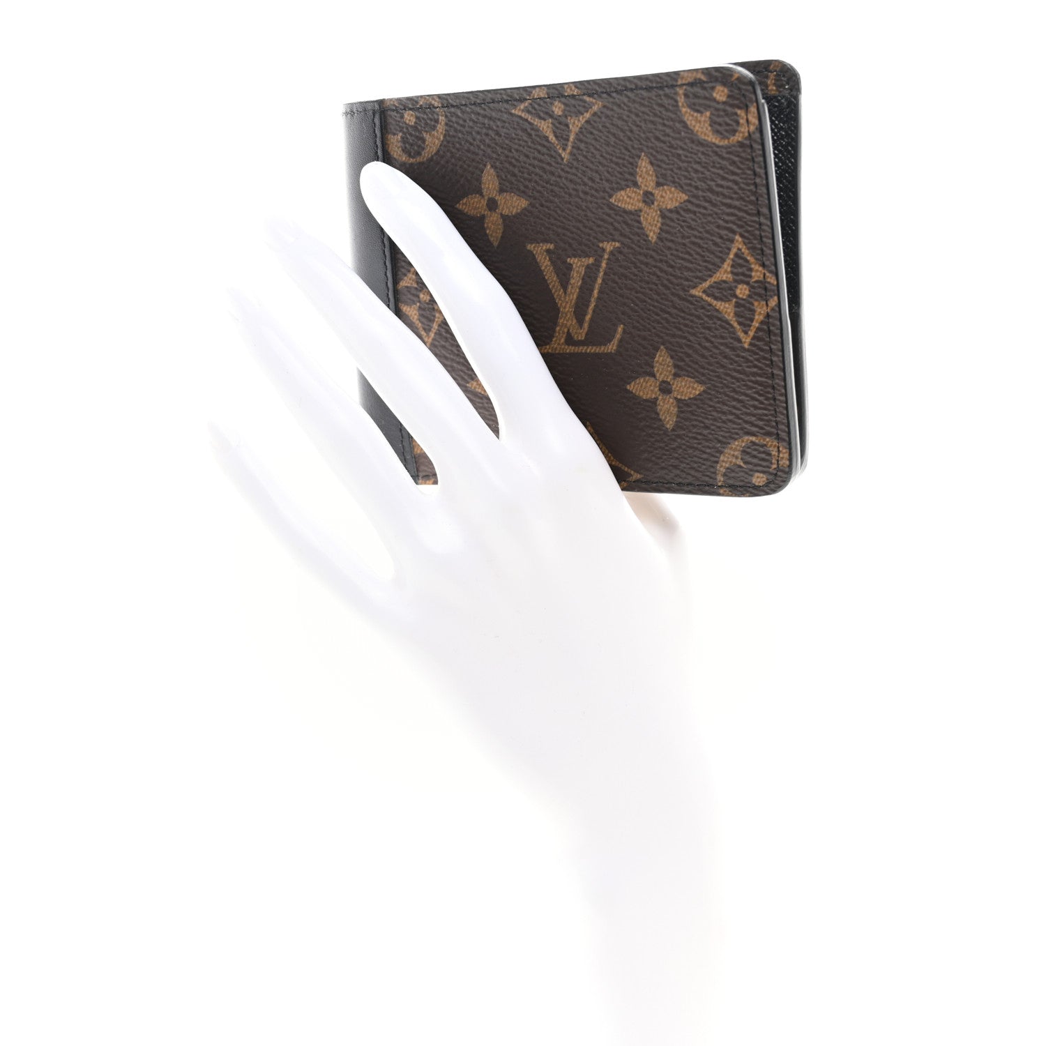 Louis Vuitton Monogram Macassar Gaspar Wallet 2 of 8