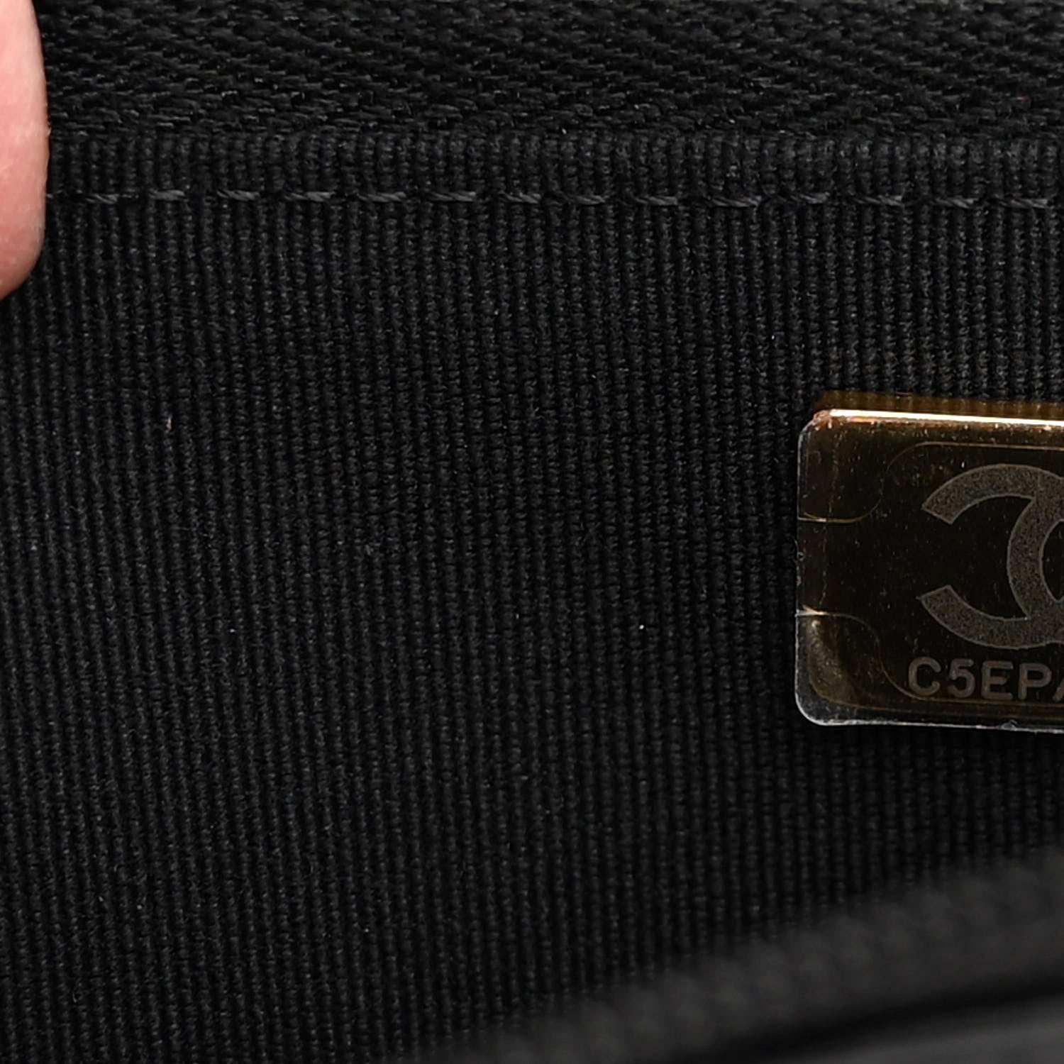 Chanel Lambskin Quilted Pick Me Up Wallet On Chain WOC Black 8 of 12