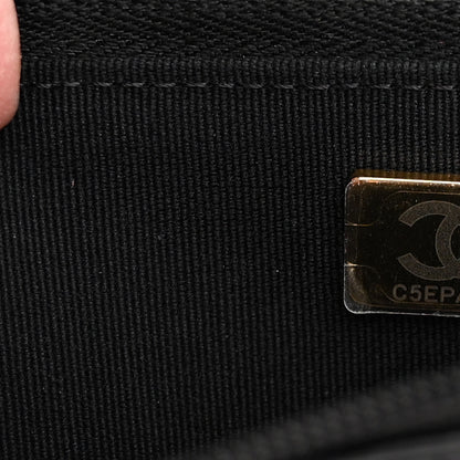Chanel Lambskin Quilted Pick Me Up Wallet On Chain WOC Black 8 of 12