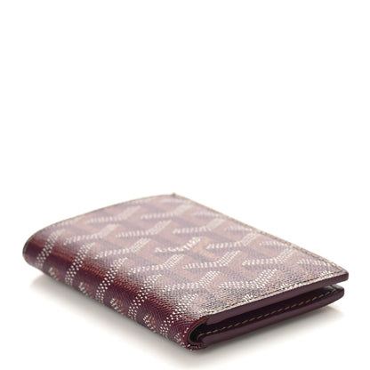 Goyard Goyardine Saint Pierre Card Holder Bordeaux 4 of 10