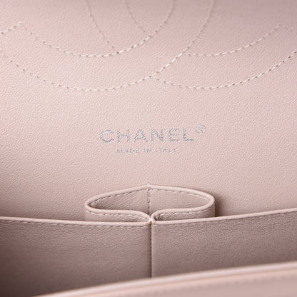 Chanel Patent Calfskin Quilted Jumbo Double Flap Beige 7 of 10