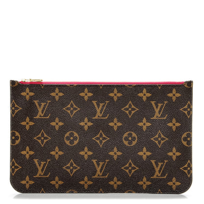 Louis Vuitton Monogram Neverfull MM GM Pochette Pivoine 1 of 6