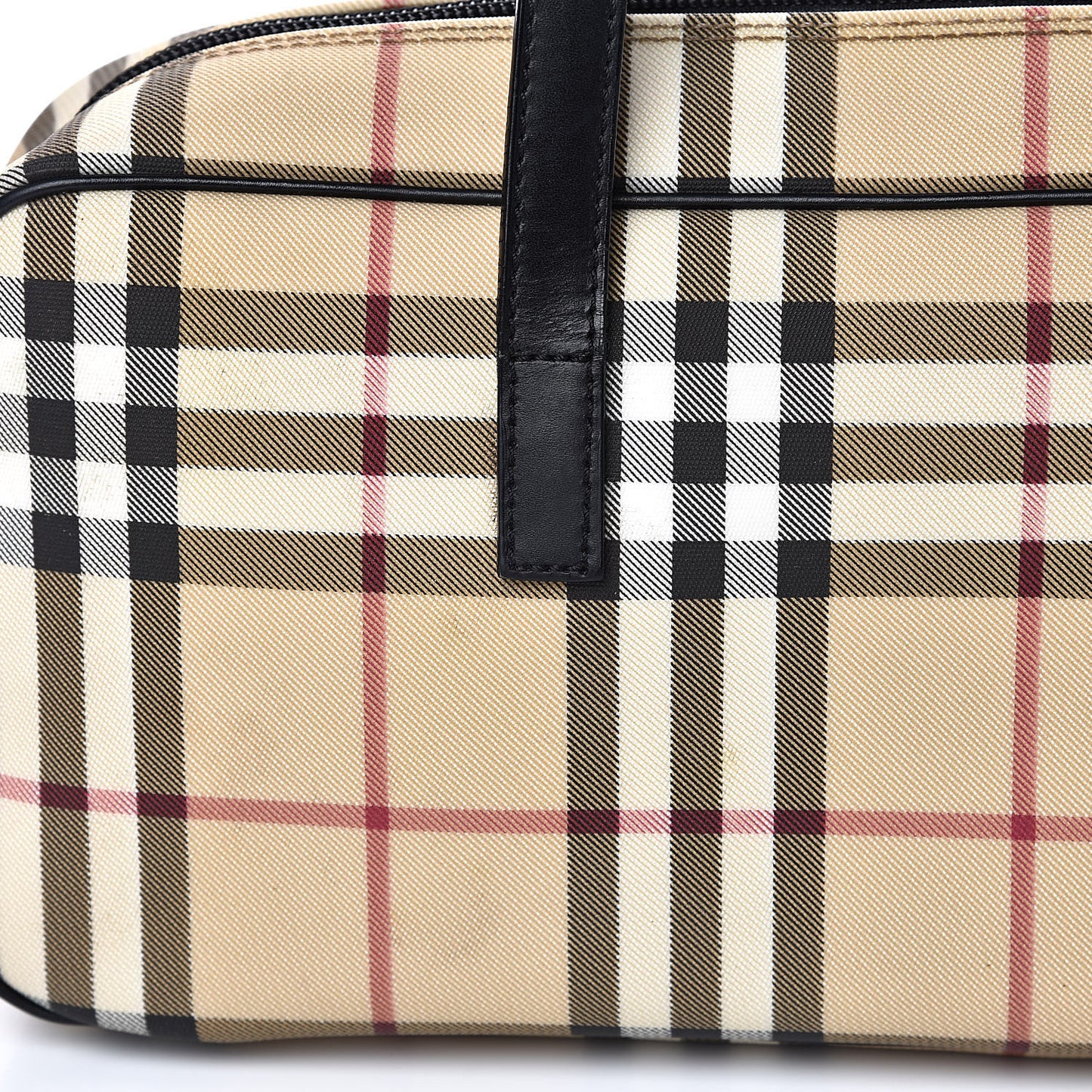House Check Shoulder Bag Black