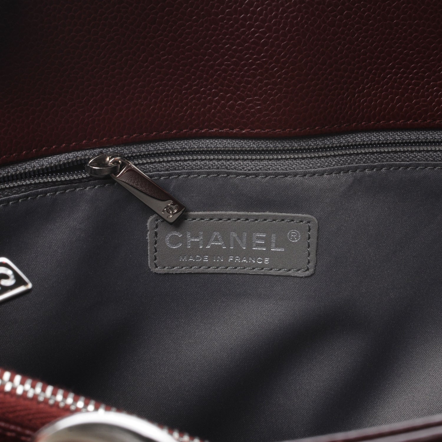 Chanel Caviar Grand Shopping Tote GST Bordeaux 6 of 8