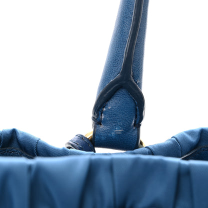 Prada Tessuto Nylon Gaufre Tote Cobalto 13 of 14