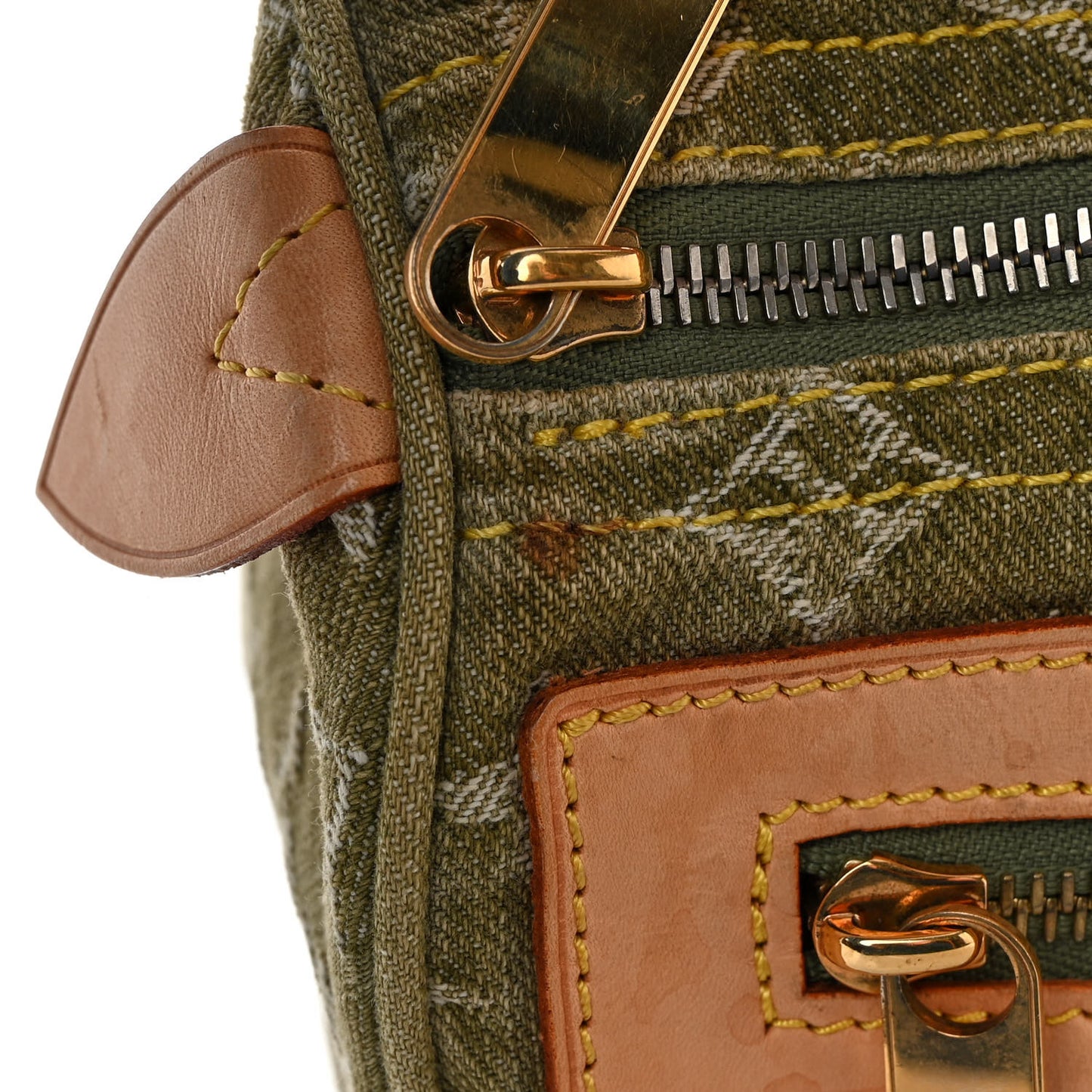 Monogram Denim Neo Speedy Lichen