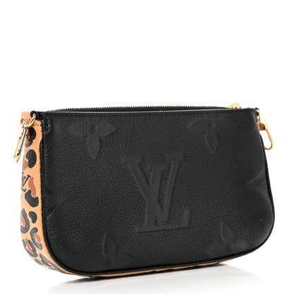 Louis Vuitton Empreinte Monogram Giant Wild At Heart Multi Pochette Accessories Mini Pochette Black 2 of 6