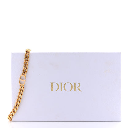 Christian Dior Metal CD Choker Necklace Gold 6 of 6