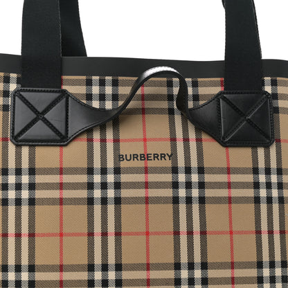 Burberry Vintage Check Large Austen Tote Archive Beige 7 of 9