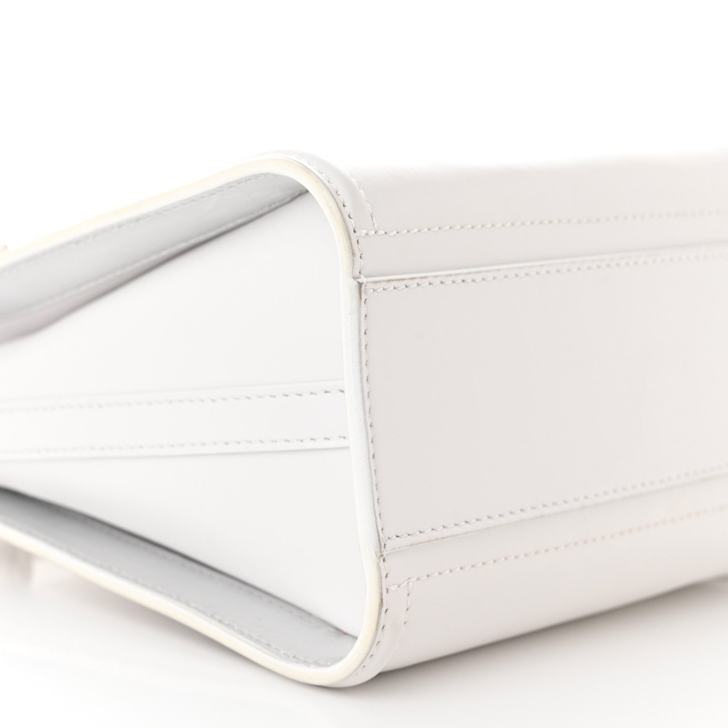 Alexander McQueen Calfskin The Short Story Shoulder Bag White 8 of 15
