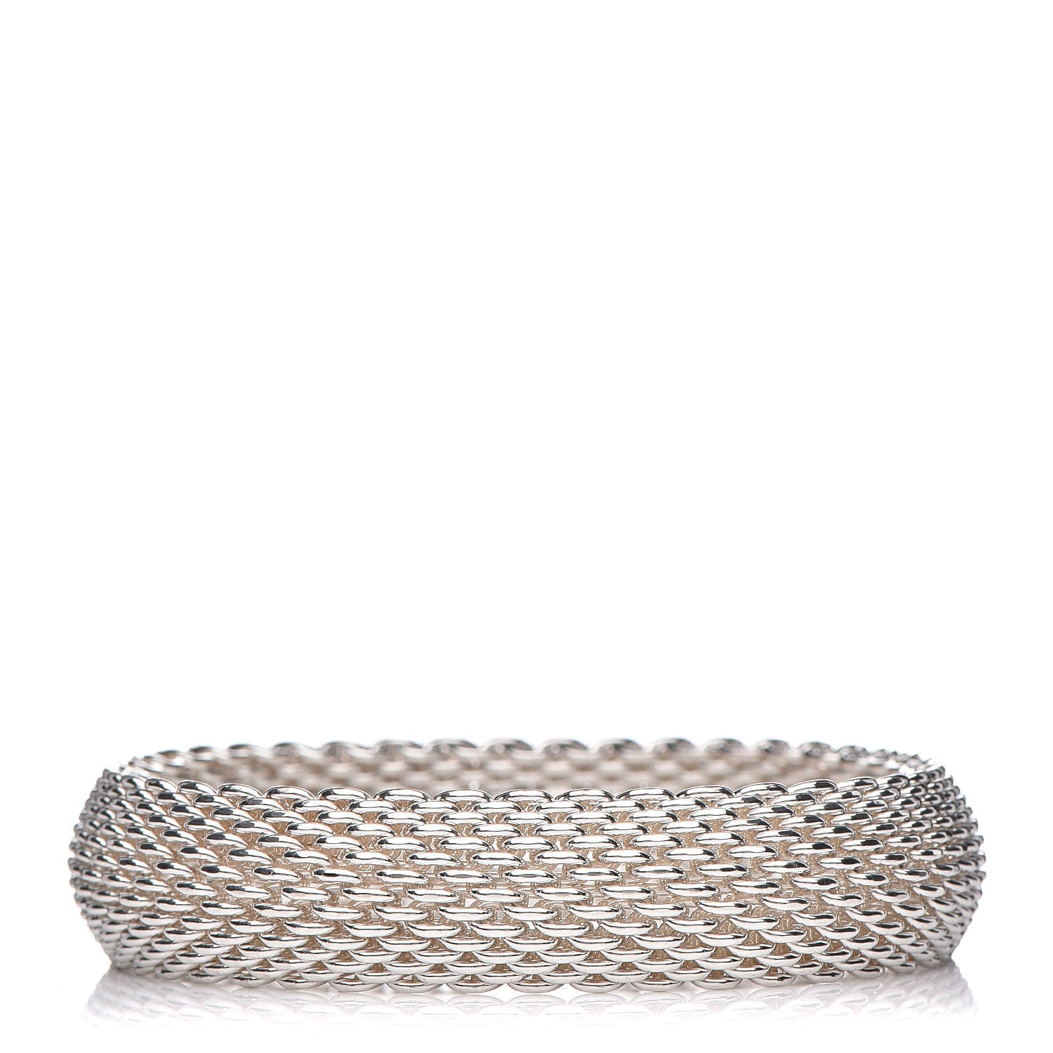 Tiffany Sterling Silver Somerset Mesh Bracelet 1 of 4