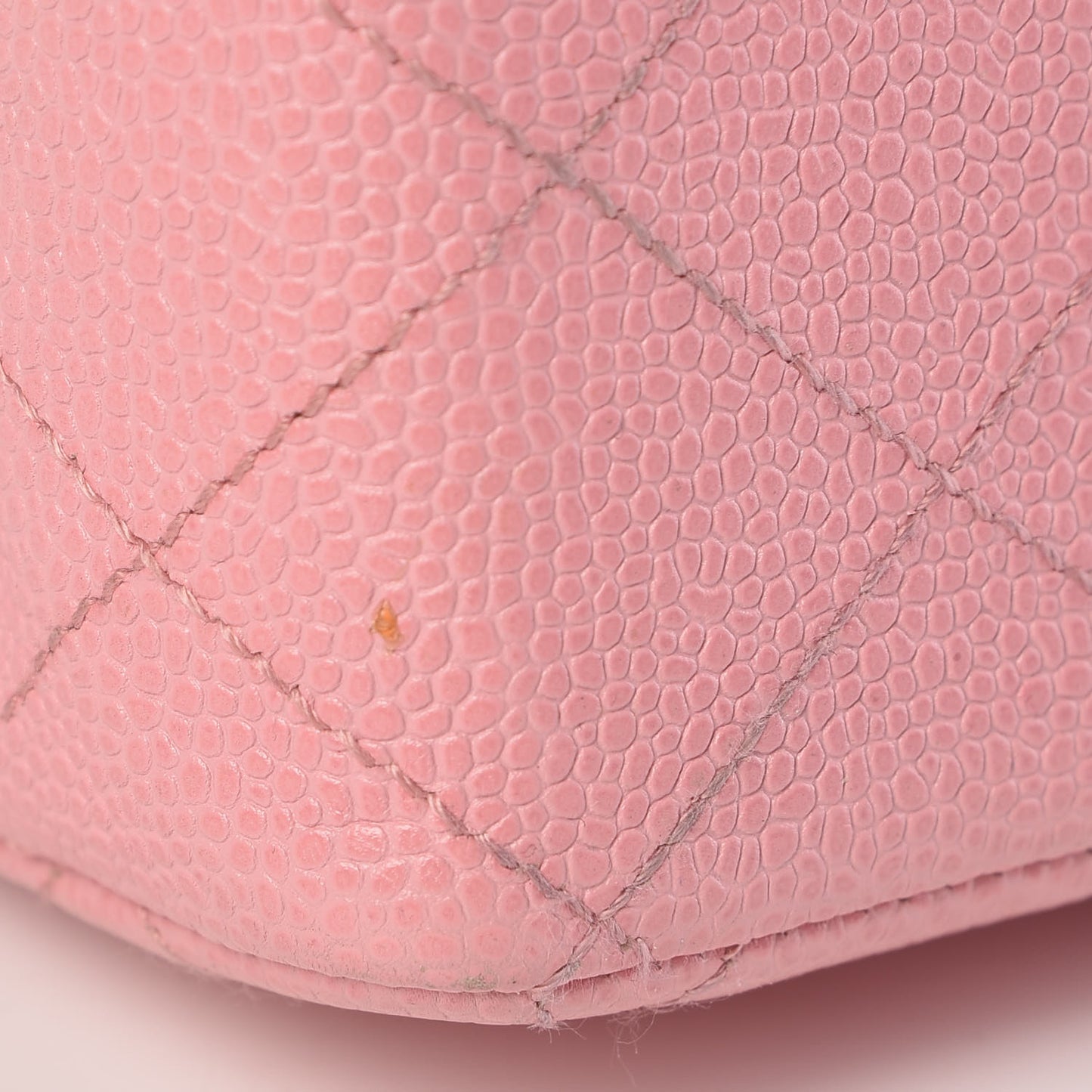 Caviar Jumbo Single Flap Pink