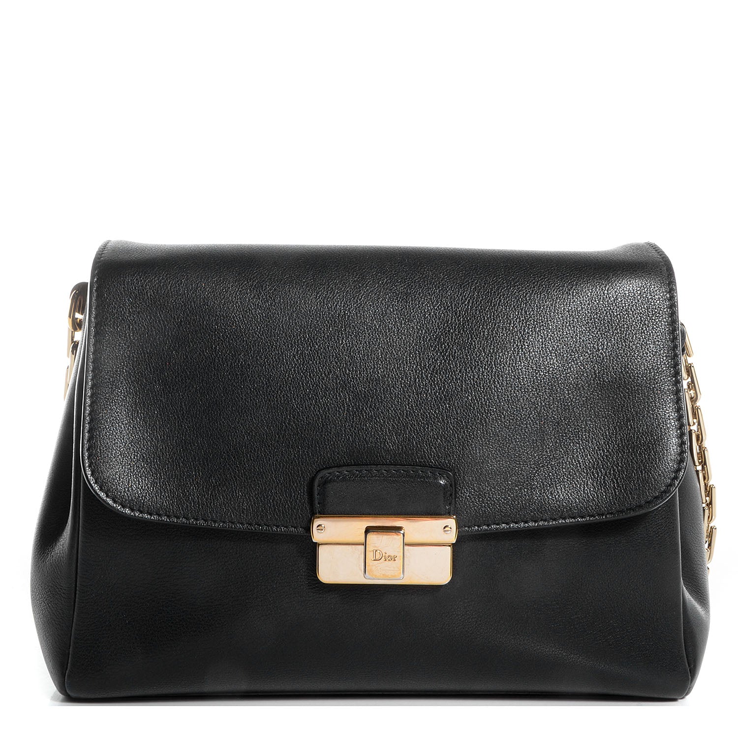 Christian Dior Calfskin Small Diorling Black 1 of 8