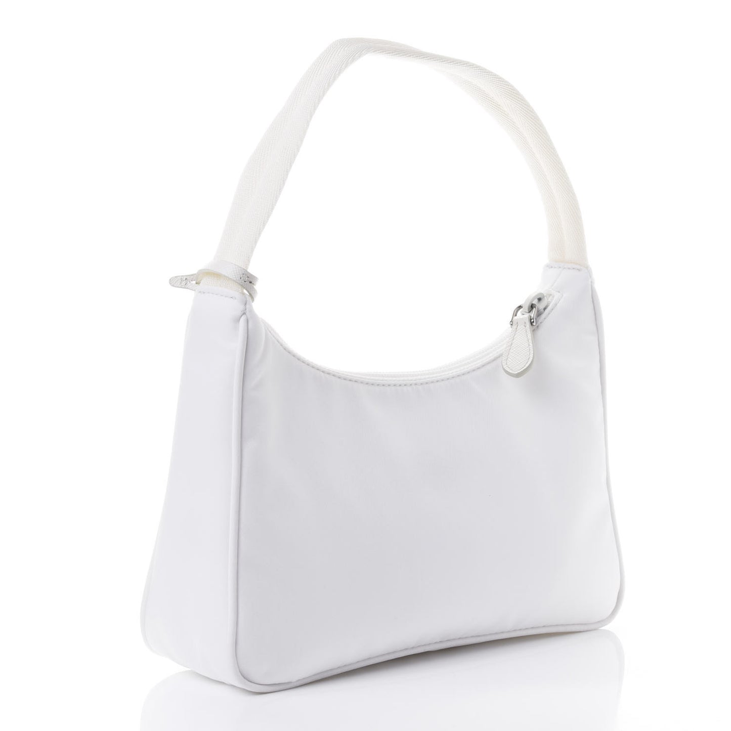 Tessuto Nylon Mini Re-Edition 2000 Bag White