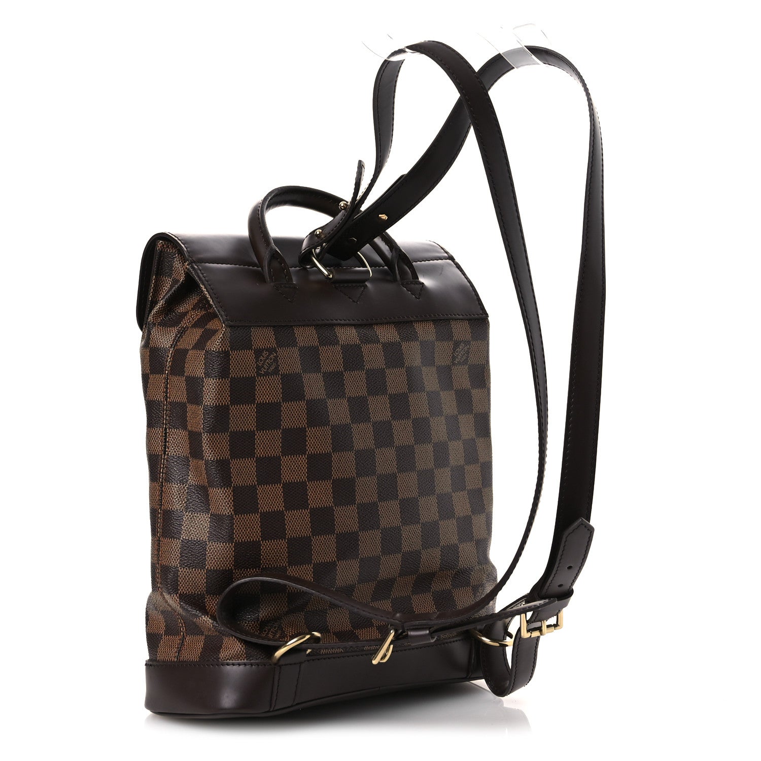 Louis Vuitton Damier Ebene Soho Backpack 3 of 11