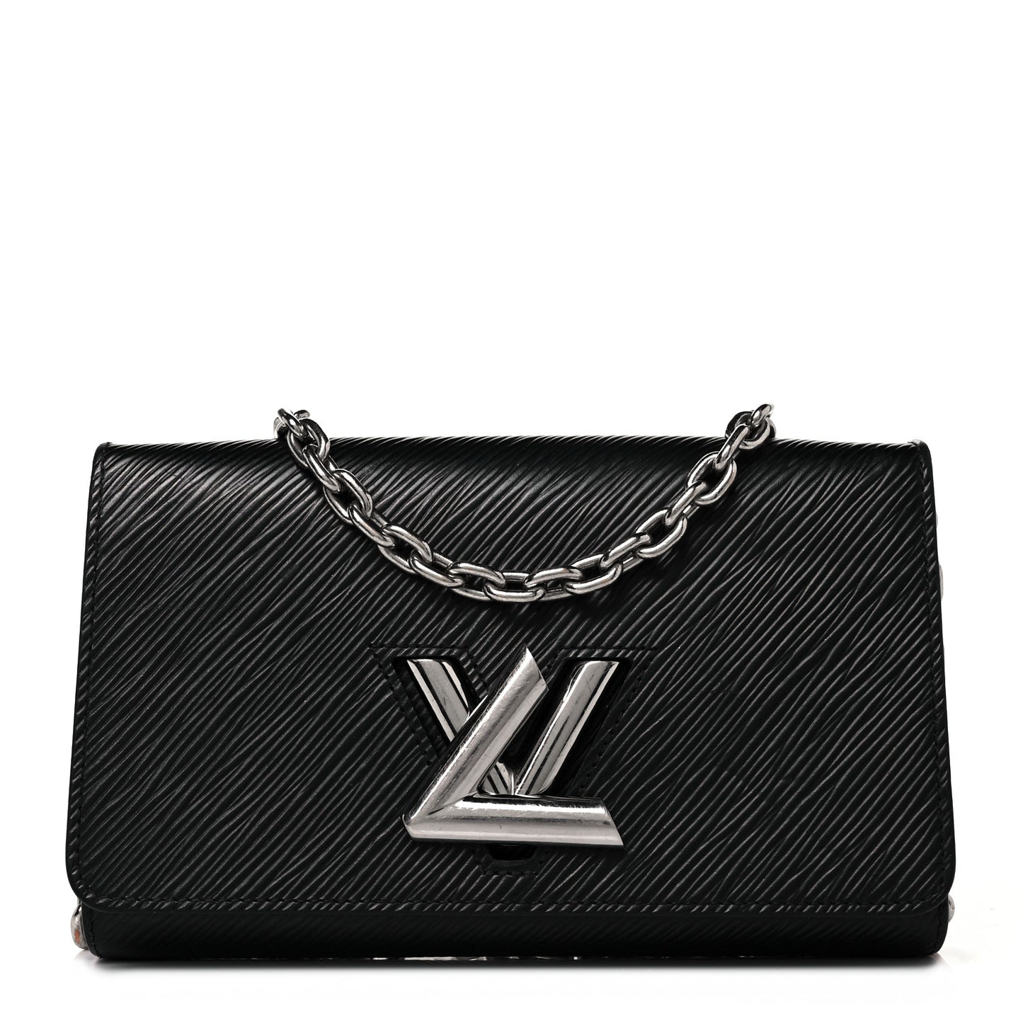 Epi Twist Chain Wallet Black