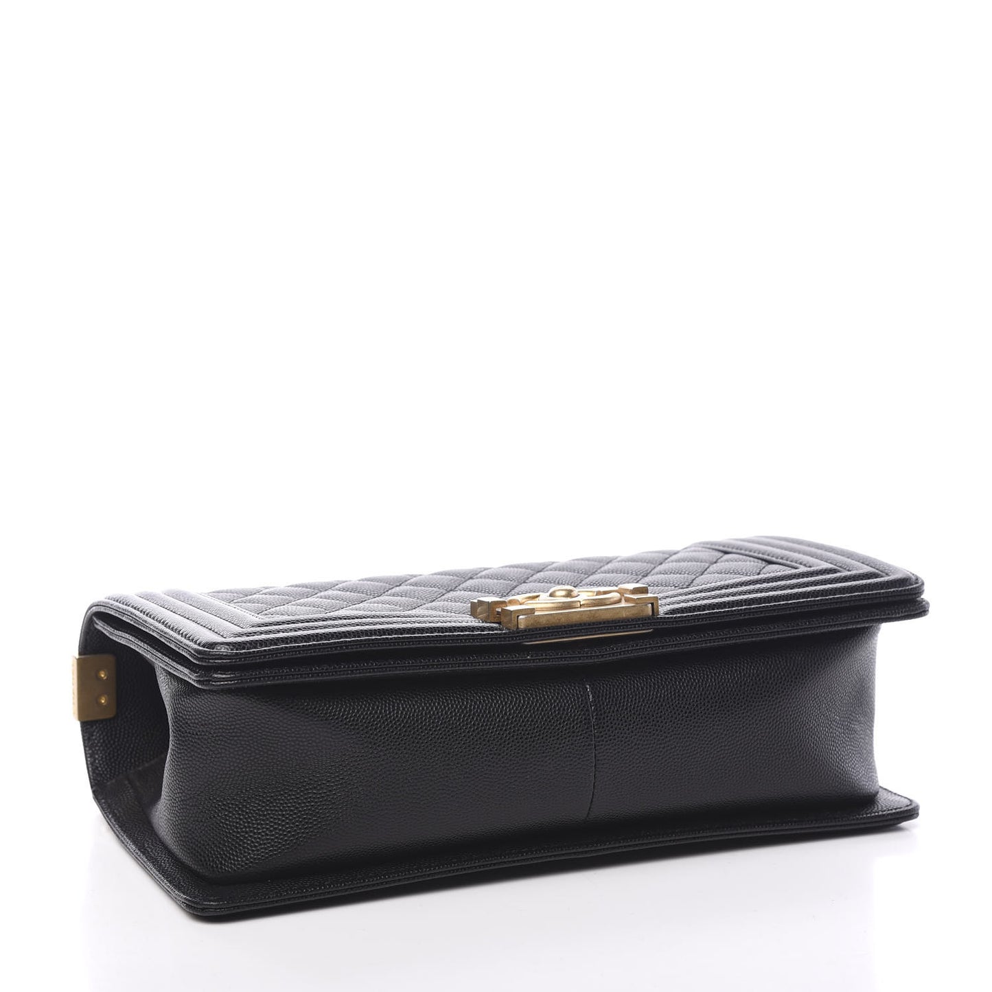 Caviar Quilted Medium Boy Flap Black