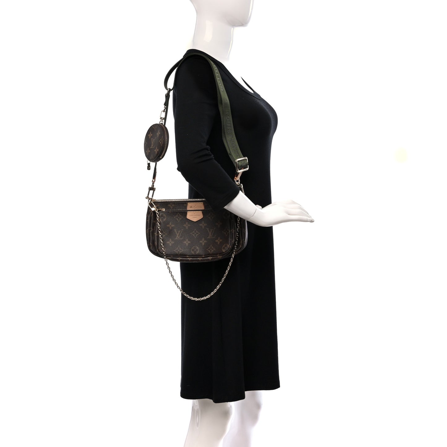 Monogram Multi Pochette Accessories Kaki