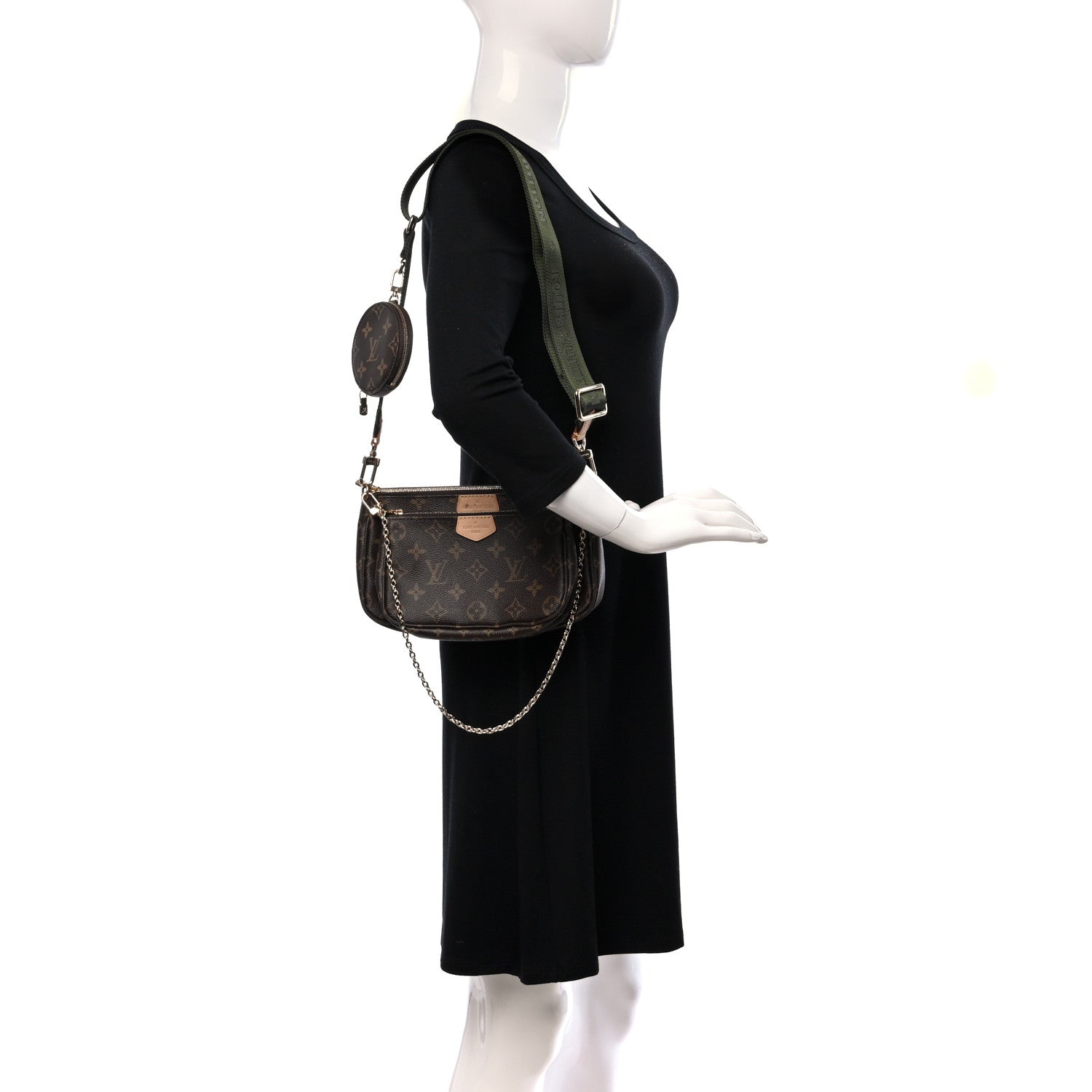 Louis Vuitton Monogram Multi Pochette Accessories Kaki 2 of 15