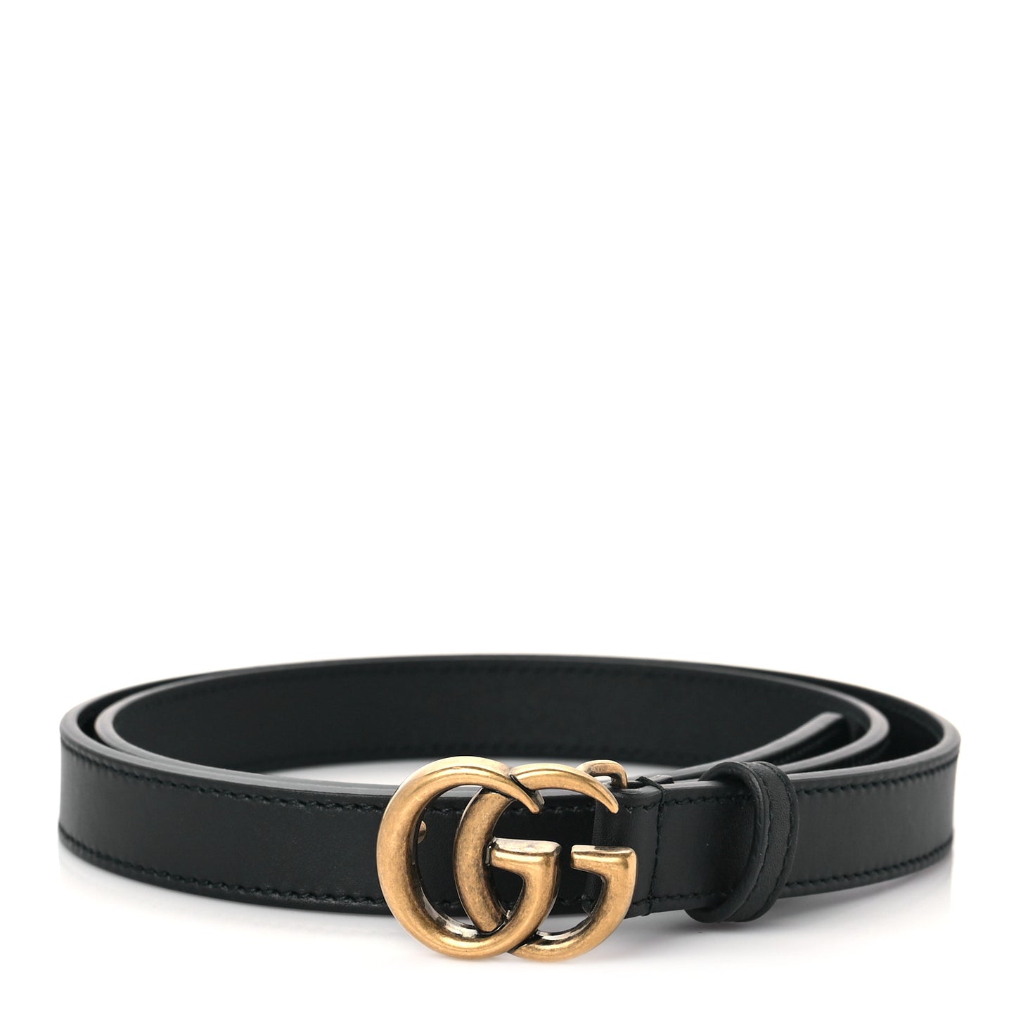 Calfskin Double G 20mm Belt 90 36 Black