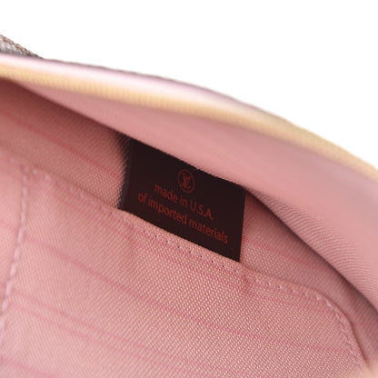 Louis Vuitton Damier Ebene Neverfull MM GM Pochette Rose Ballerine 7 of 8